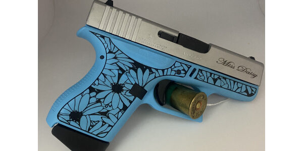 GLOCK 43 9MM 6 ROUND MISS DAISY BLUE    ONLY $589.00