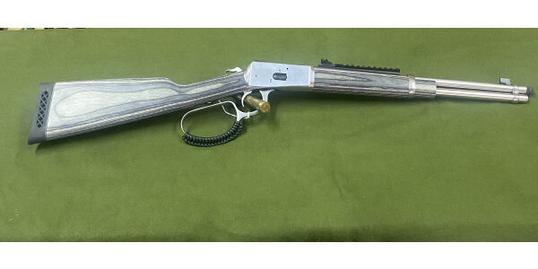 Rossi R92, Large Loop, Lever Action Rifle .44 CAL20″ Barrel, Stainless Steel Finish, Silver, Green Laminate Wood Stock, Buckhorn Sights, 8 Rounds $749.00